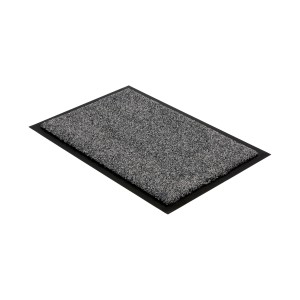 Anthrazitfarbene Astra Türmatte Calcite, 60x80 cm, Schmutzfangmatte für den Innenbereich.