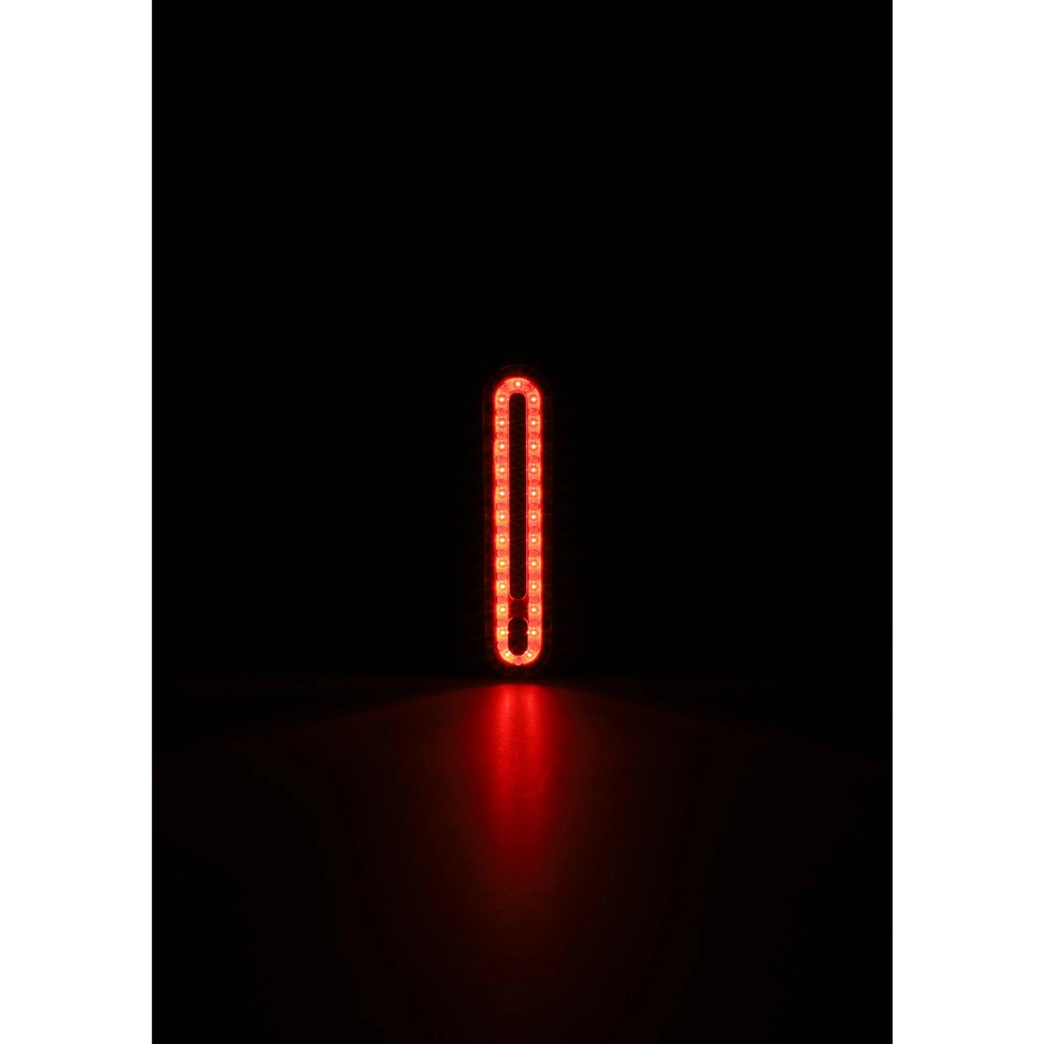 Fischer LED-Akku Bremslicht Stableuchte, rotes Rücklicht für Fahrräder.