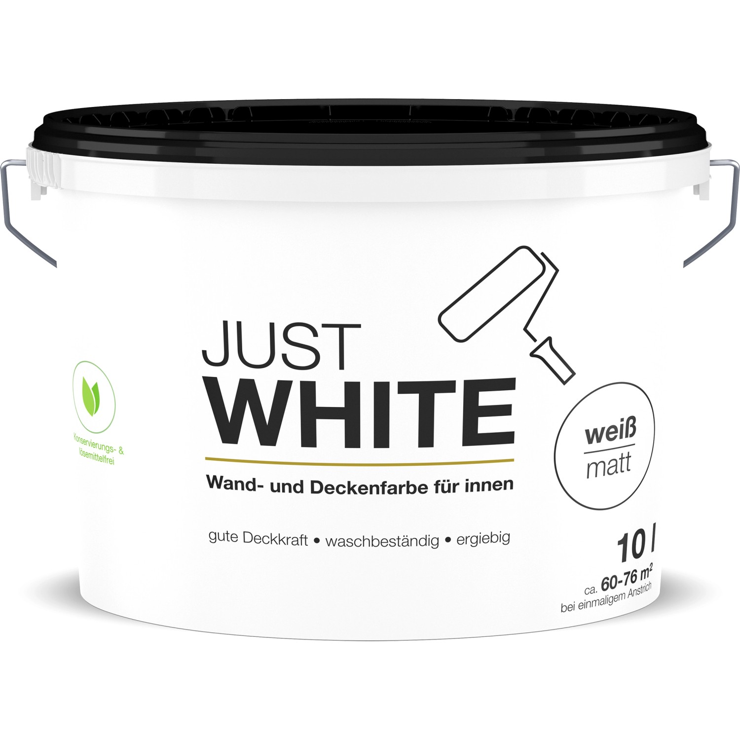 Innenwandfarbe Just White Matt 10 l Weiß kaufen bei OBI