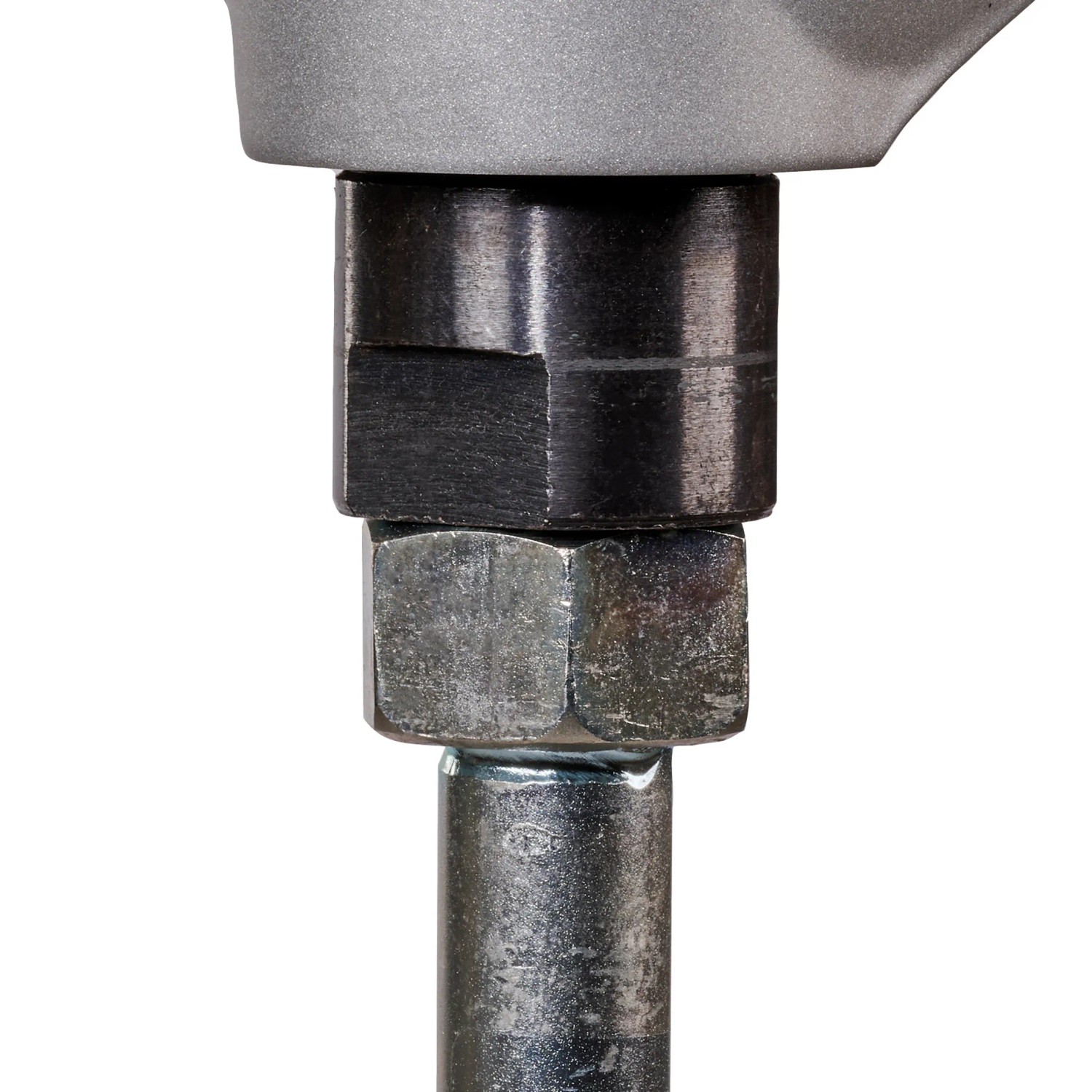 Detailaufnahme: Einhell Akku-Mörtelrührer TP-MX 18-2 Li, Rührwerkzeugaufnahme mit Gewinde.