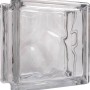 Klarer Fuchs Deko Glasstein Wolke, 14,5x14,5x8 cm, ideal als Vase oder Spardose.