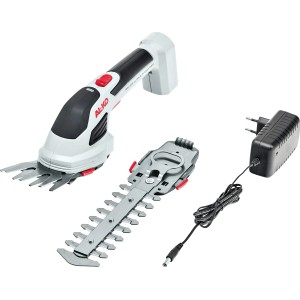 Al-Ko Akku Gras- und Strauchschere Multicutter GS 7,2 Li mit Akku, Ladegerät und Messern.