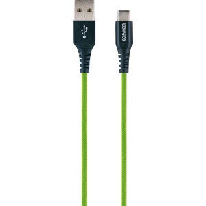 Giftgrünes Type C Sync & Ladekabel (1,2 m) für Handy-Zubehör.