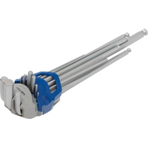 LUX-TOOLS Kugelkopf-Stiftschlüssel-Satz Comfort 9-teilig 1,5 mm - 10 mm