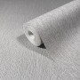 Rolle Marburg Vliestapete Uni Feine Linien hellgrau, modernes Design für Wohnräume.