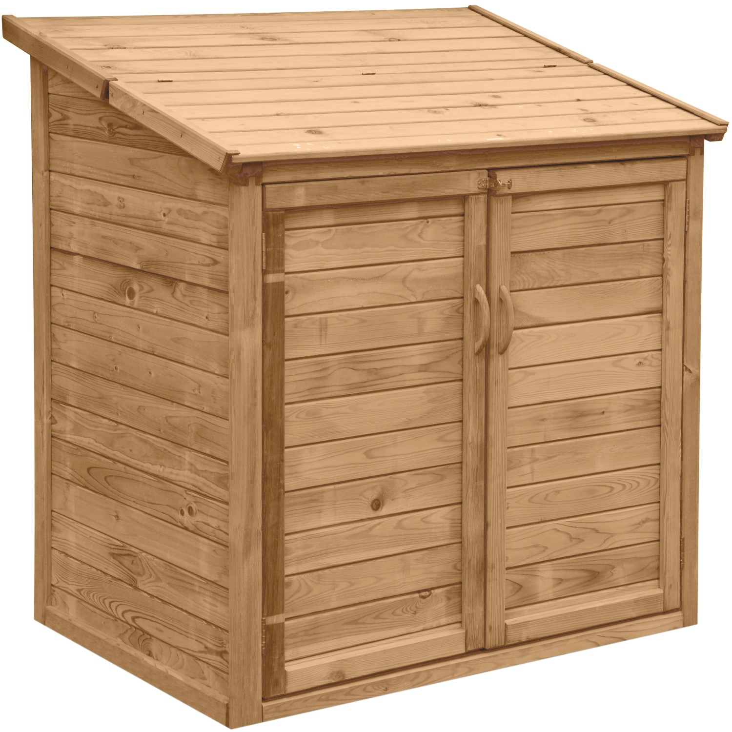 Interline Pumpenhaus Java Universal aus Holz, geeignet für Pooltechnik und Abfallcontainer.