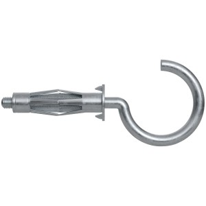 Fischer HM SK Hohlraumdübel mit Rundhaken, 5x65mm, 4 Stück, für sichere Befestigungen in Plattenbaustoffen.