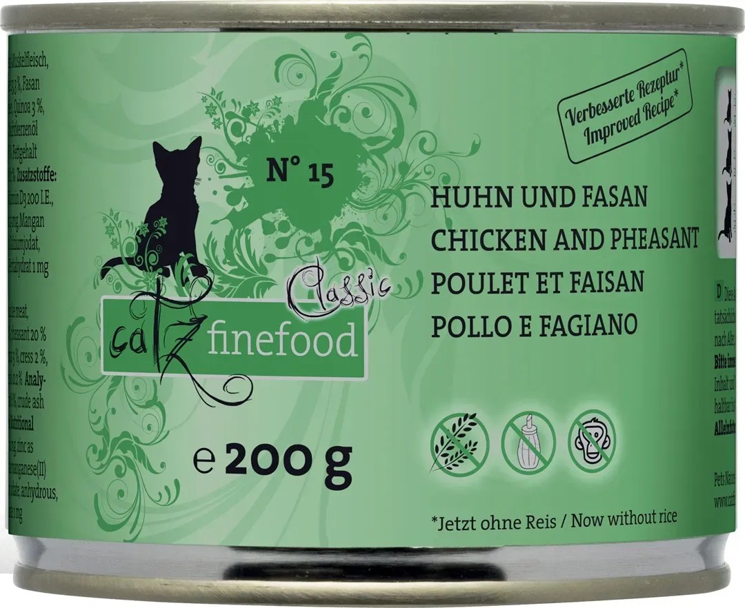 Catz Finefood Huhn & Fasan Katzenfutter - 8 X 85g Feinkost Ohne Getreide
