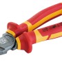 LUX PRO Kraft-Kombizange, 180 mm, VDE-isoliert, Made in Germany. Zange zum Greifen, Halten, Biegen und Schneiden.