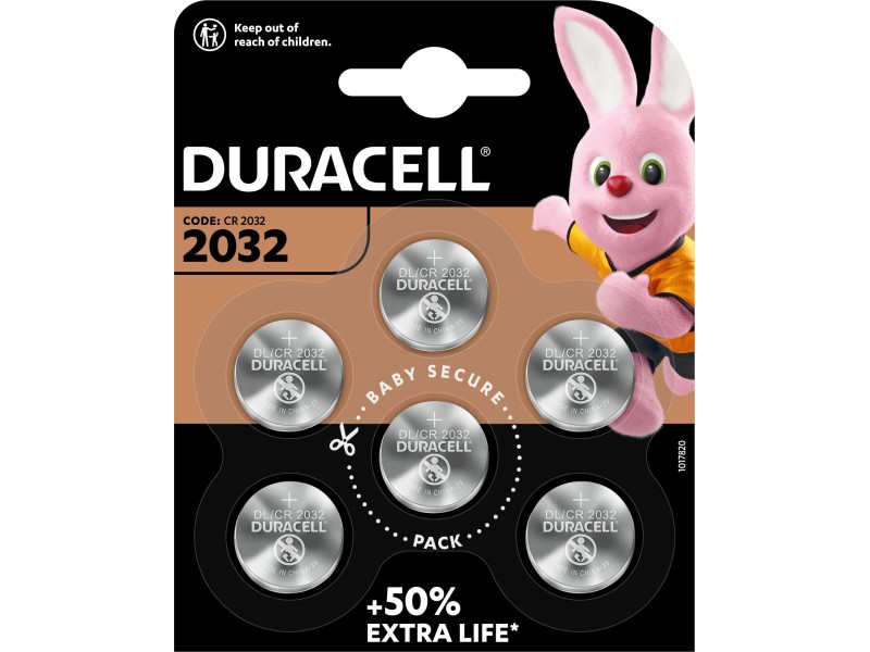 Duracell lithium knopfzellen cr2032 specialty 6 st ck kaufen bei obi