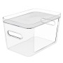 Transparente SmartStore Compact Access Aufbewahrungsbox mit Deckel.