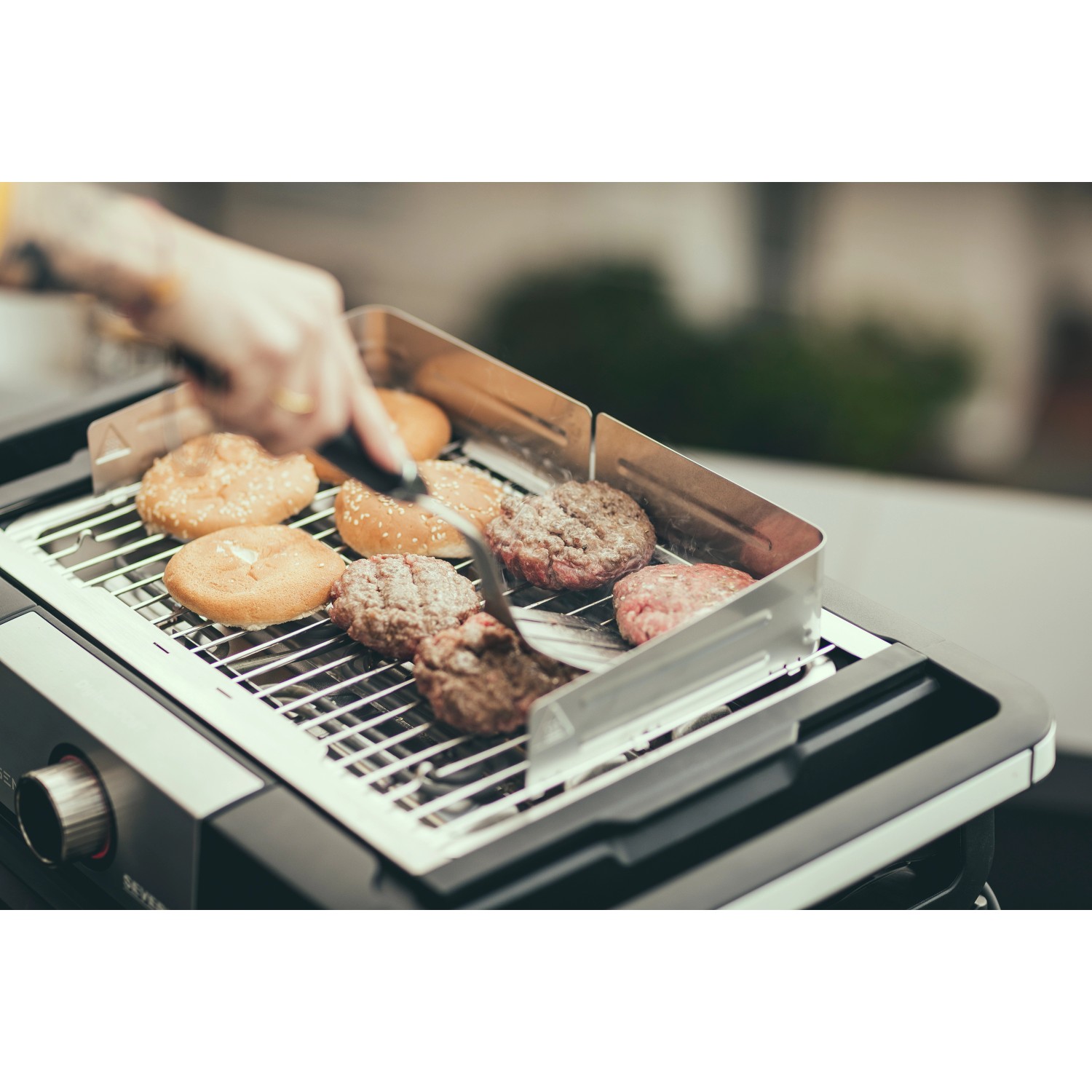 Grill Elettrico Severin DigitalBOOST - Barbecue Da Interno/esterno Con Boost A 500°C E Display Digitale - Foto 10