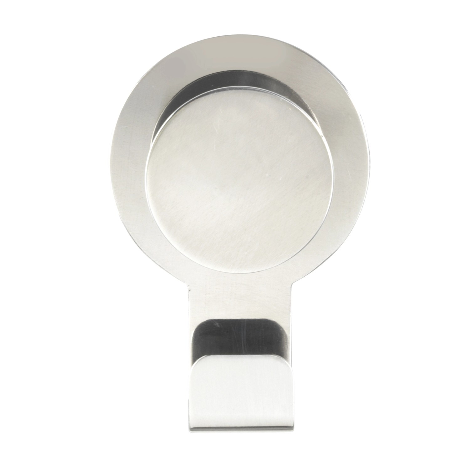 Wenko Wandhaken Blandas, Chrom, Edelstahl, glänzend. Handtuchhalter zur Wandmontage ohne Bohren.