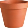 Deroma Pflanztopf Standard, Ø 20 cm, aus Terrakotta für Innen- und Außenbereich.