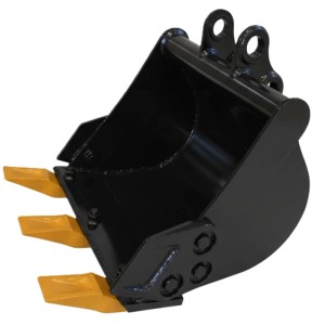 Güde Baggerlöffel, 50 cm breit, für Mini-Bagger GMB 860B. Anbaugerät für Baumaschinen.