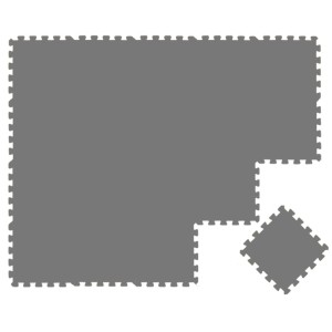 LittleTom Baby & Kinder Puzzlematte 30 x 30 cm 18 Teile Grau