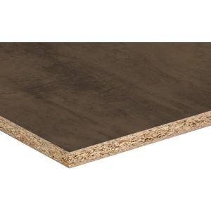 Küchenrückwand in Stahl/Oxid Optik, zweiseitig verwendbar, als Meterware erhältlich.