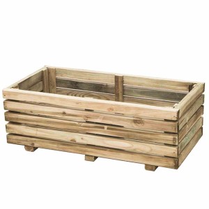 Siena Garden Pflanzkasten Ella aus Holz, 80x40x28cm, Natur, FSC®-zertifiziert.