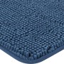 Dunkelblaue baliv Badematte (40x60 cm) aus Polyester mit Noppenstruktur.