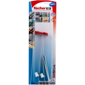 Fischer DuoTec 10 S PH Hohlraumdübel mit Schraube, 2 Stück, für sichere Befestigungen.
