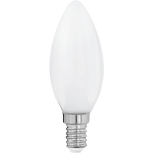 Eglo E14 LED Leuchtmittel in Kerzenform, 4W, warmweißes Licht.