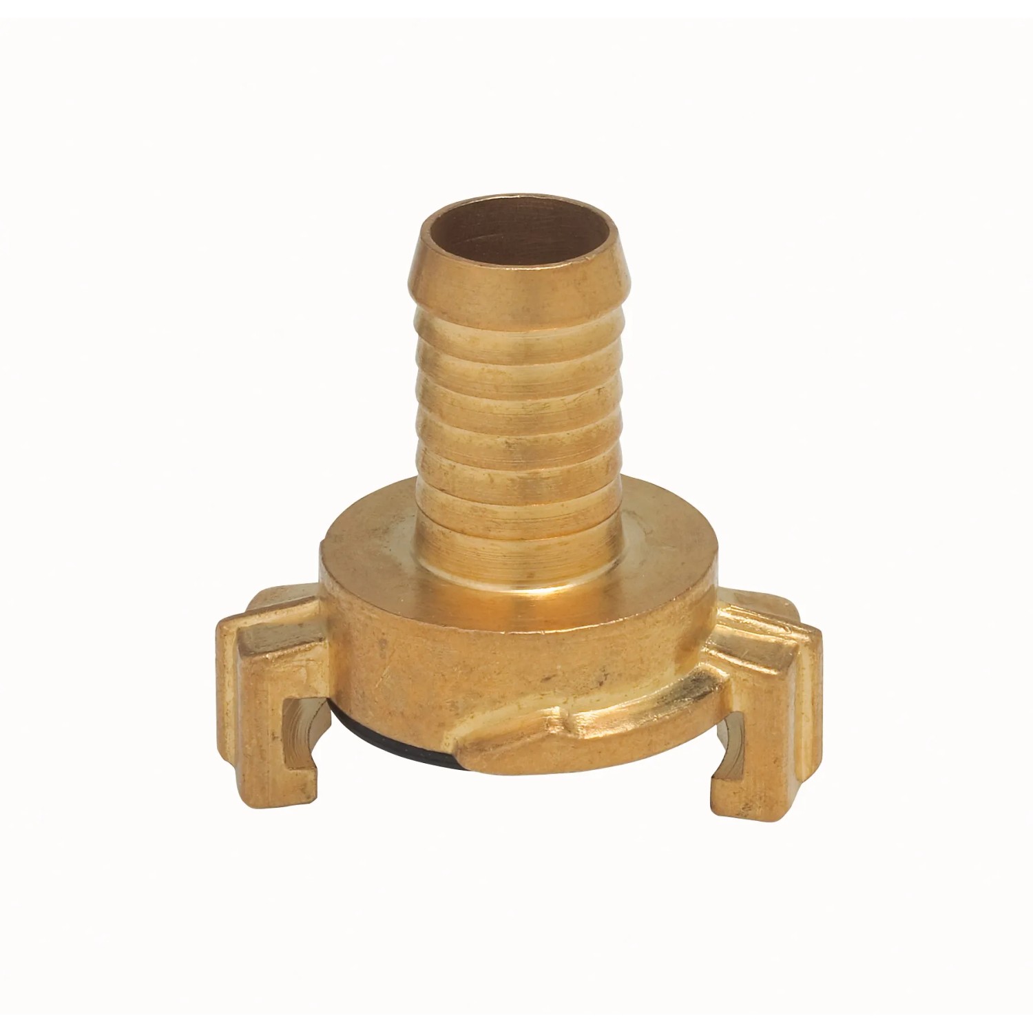 Schnellkupplungs-Schlauchstück aus Messing für 13 mm (1/2") Schläuche.