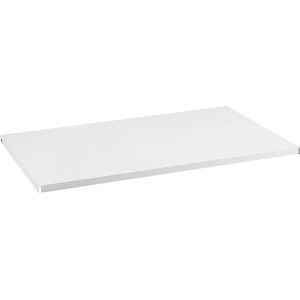 Weißer Stahl-Fachboden, 60x40,5x1,7 cm, für Regale, robust und vielseitig.