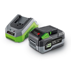 LUX 1 PowerSystem Starter-Set: 20 V Akku 4 Ah mit Ladegerät für Elektrowerkzeuge.