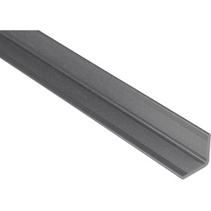 Kovalex WPC Wandabschlussleiste Steingrau 4cm x 4cm x 250cm