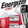 Energizer CR2 Lithium Fotobatterie, 2er Pack. Batterie für Fotoapparate und elektronische Geräte.