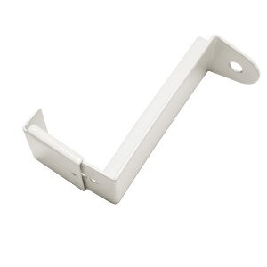 Gardinia Adapter für Spannvitrage, 2er-Pack, weiß, aus Metall, für Fenster mit 20-28 mm Stärke.