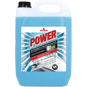 Kanister Nigrin Power Scheiben-Frostschutz Konzentrat -52°C 5l, blau. Frostschutz für klare Sicht im Winter.