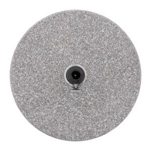 Doppler Expert Click-It Granitsockel 70 kg, runder Schirmständer aus grauem Granit mit Click-It System.