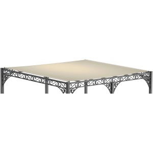 Eleo Sonnensegel 400x300 cm Ecru für Pergola Sardegna/Sicilia, Zubehör für Lauben & Pavillons.