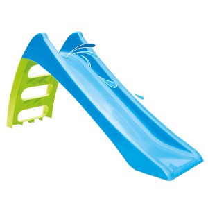 Blaue Happy People Kinderrutsche aus Kunststoff für Spiel & Spaß im Garten.