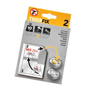Tiger Klebesystem Tigerfix Nr. 2 für Tiger Ausstattungsserien Chrom