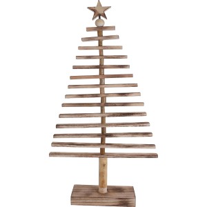 Holz-Weihnachtsbaum mit Fuß 100 cm x 48 cm x 12,5 cm