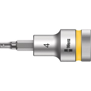 Wera Zyklop Bitnuss 8740 C HF mit 13 mm (1/2")-Antrieb für Innensechskants 4 mm