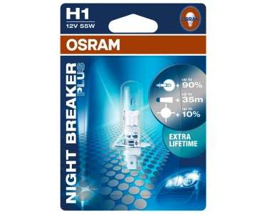 Osram H1 Halogen-Scheinwerferlampe Night Breaker Plus kaufen bei OBI