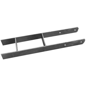 Karibu Pfostenanker-Set für Gartenpavillon, 4 Stück, aus Edelstahl.