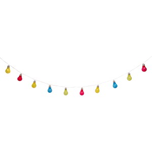 Bunte Näve Solar LED-Lichterkette für den Außenbereich, 3,6 m lang.