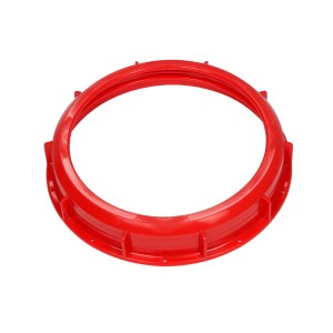 Roter Schraubring aus Kunststoff für Comfort Getränkefässer 60 l, 110 l, 150 l.