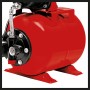 Einhell Hauswasserwerk GC-WW 6538 Set, rote Gartenpumpe mit Druckschalter und Manometer.