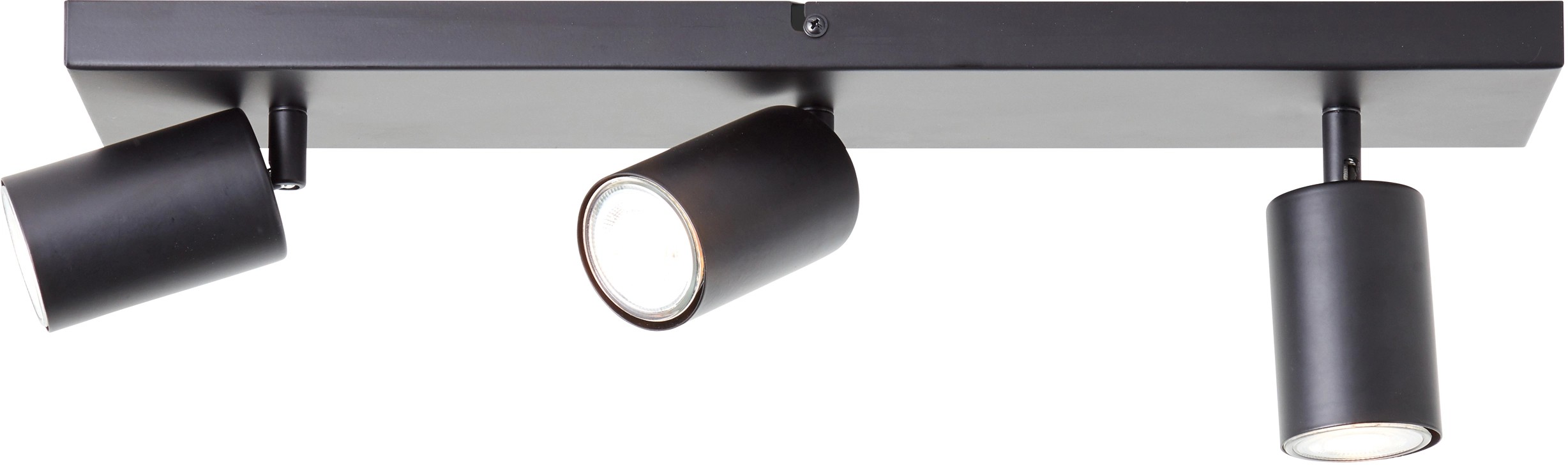 Brilliant Jello LED Spotbalken 2flg Schwarz - Deckenstrahler Mit GU10 Fassung