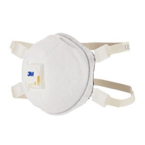 3M Atemschutzmaske für Schweißarbeiten mit Ventil FFP2 Weiß 1er-Pack
