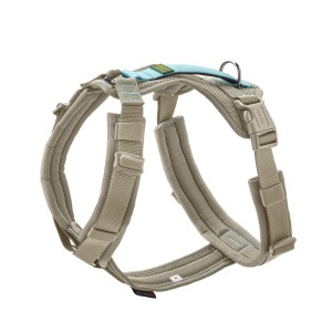Hunter Y-Geschirr Maldon 3.0 Gr. XS 34 - 49 cm Greige/Eisblau
