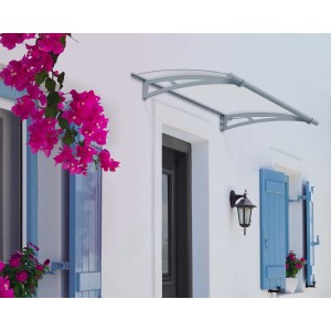 Palram - Canopia Vordach Aquila 92 cm x 151 cm Hellgrau