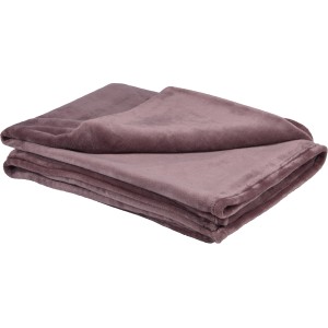 Fleece-Decke in Blush Bordeaux Rosa (150x200 cm), ideal für gemütliche Stunden.