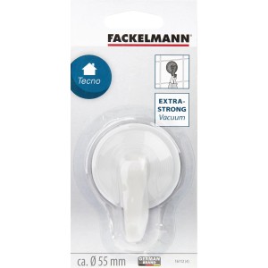 Fackelmann Hebelsaughaken, weiß, für Küche, einfache Montage ohne Bohren.