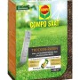 Compo Saat® Trocken-Rasen 2kg Packung, Rasensamen für trockene Standorte. Grün gefärbt gegen Vogelfraß.